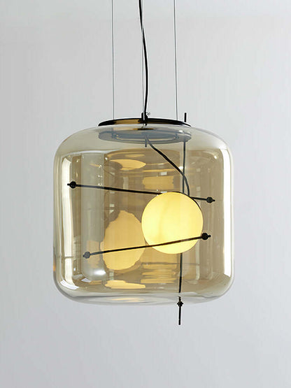 PlotGlow | Elegante Glas-Pendelleuchte
