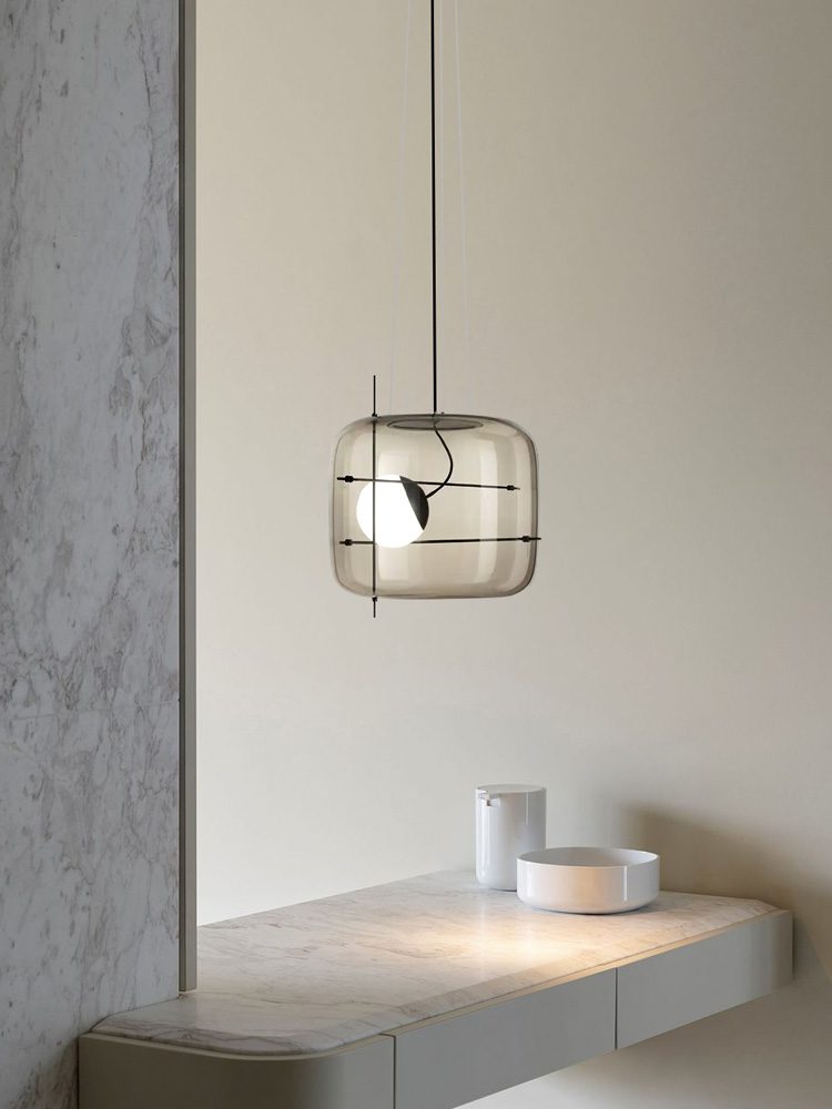 Plot Glas Anhänger Lampe