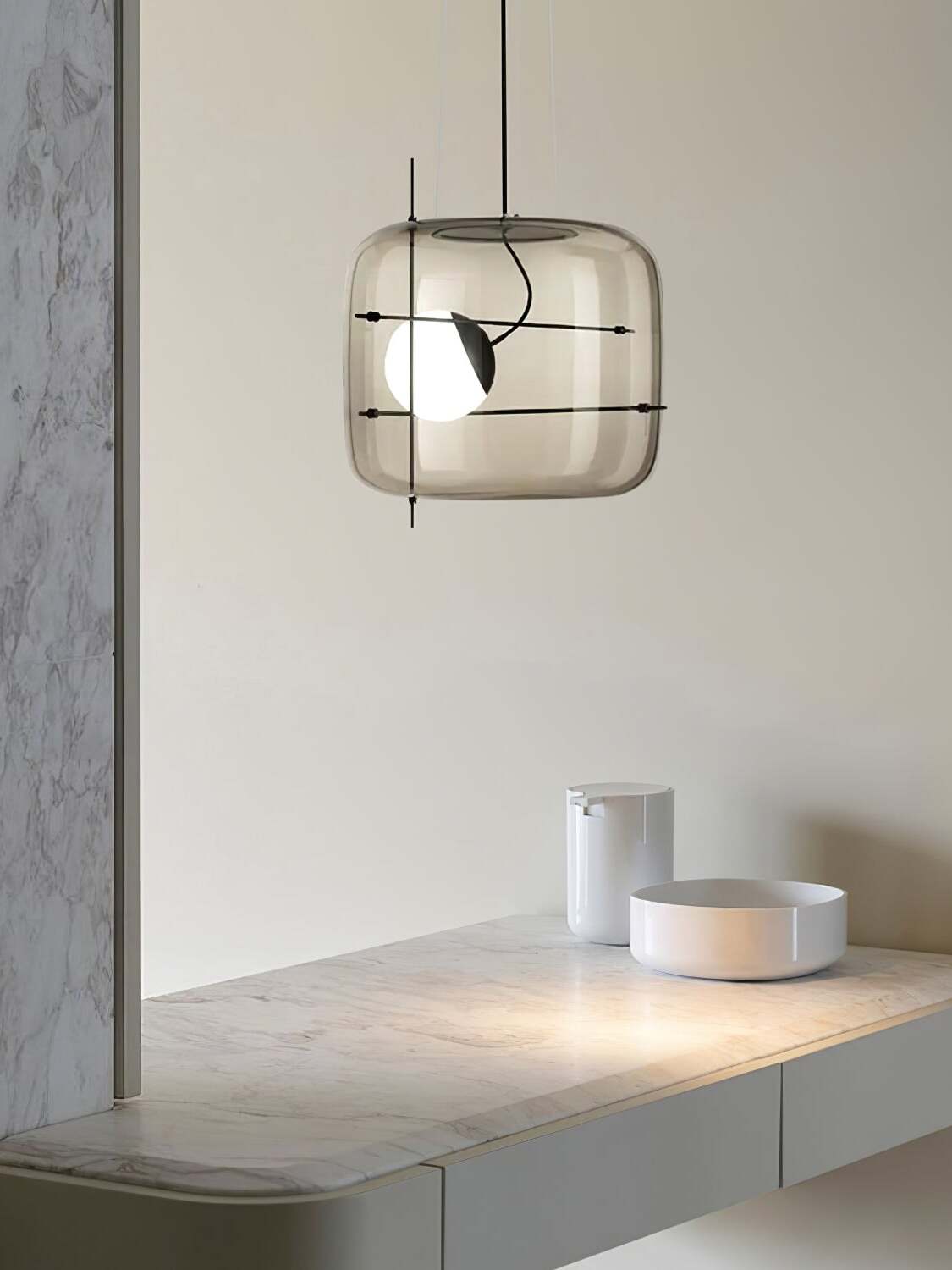 PlotGlow | Elegante Glas-Pendelleuchte