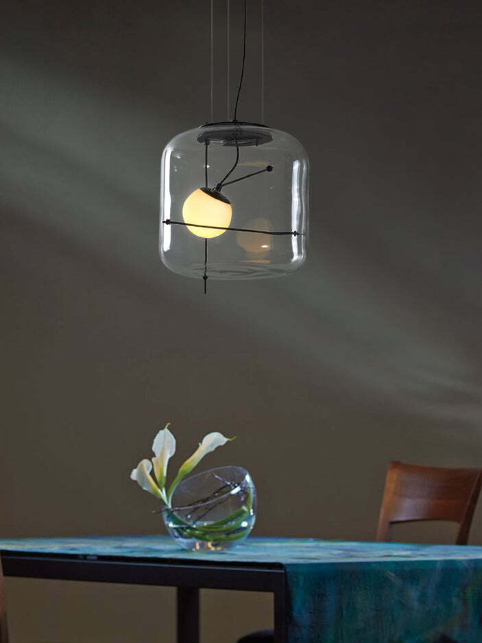 Plot Glas Anhänger Lampe