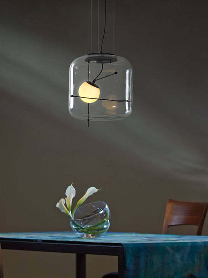 Plot Glas Anhänger Lampe