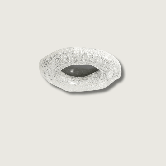 GlaciaLuxe - Ceiling Light with Sculptural Design and Intimate Lighting