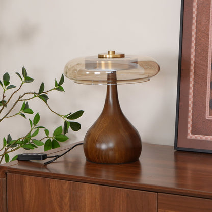 WoodLuxe - Lampe de table design avec LED réglable
