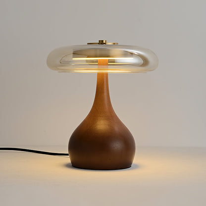 WoodLuxe - Lampe de table design avec LED réglable