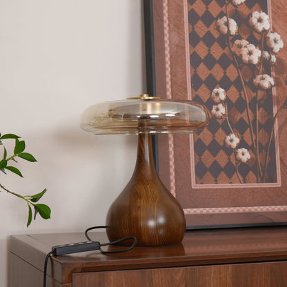 WoodLuxe - Lampe de table design avec LED réglable