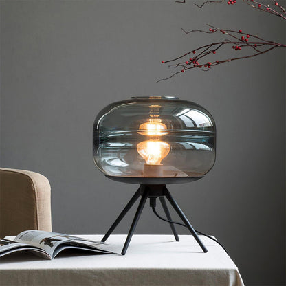 LightJar - Table Lamp with Glass Housing and Warm LED String