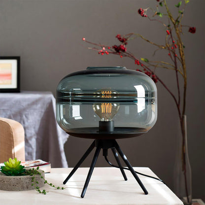 LightJar - Table Lamp with Glass Housing and Warm LED String