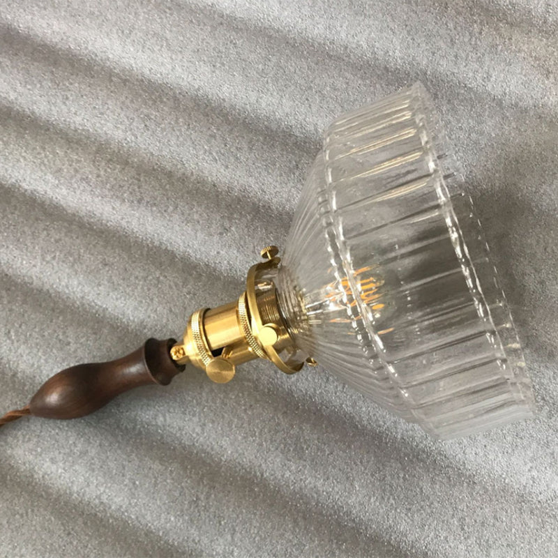 RusticShine - Pendant Lamp with Glass in Loft Style