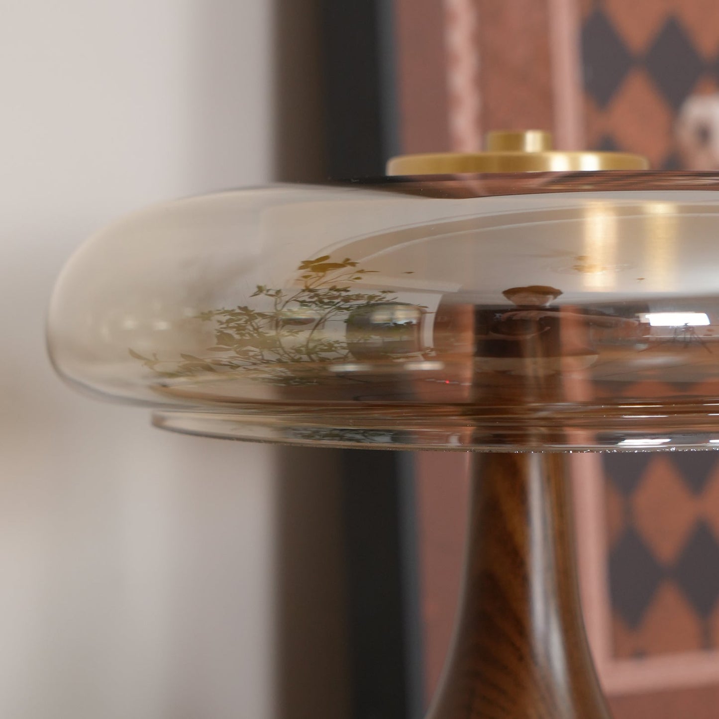 WoodLuxe - Lampe de table design avec LED réglable