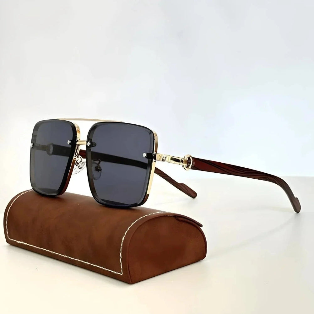 Lunettes de soleil en bois vintage – Élégantes et uniques