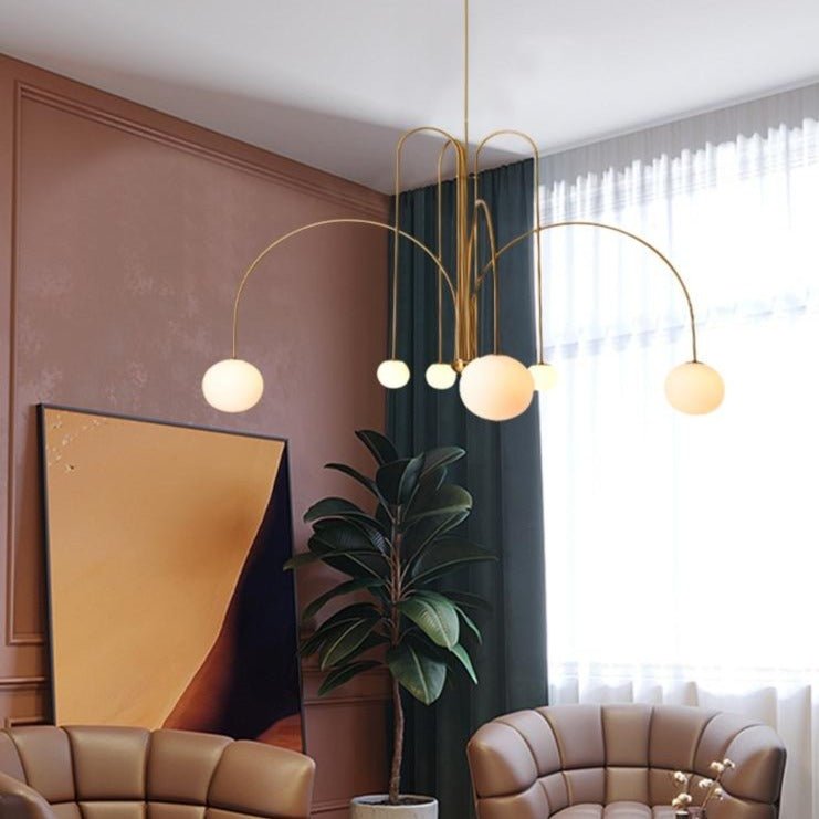 BoogLicht - Modern Pendant Chandelier with Stylish Curves