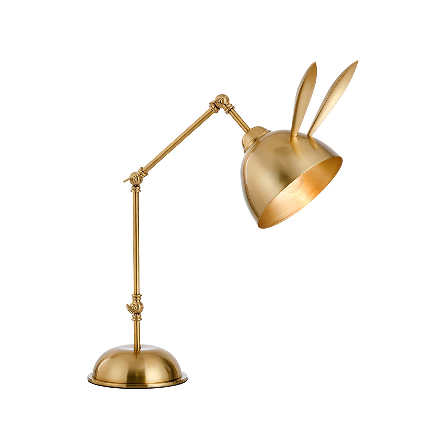 EarCharm - Guld Bordlampe med Kanintema
