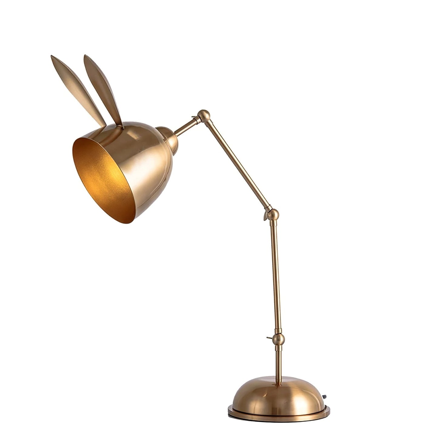EarCharm - Guld Bordlampe med Kanintema