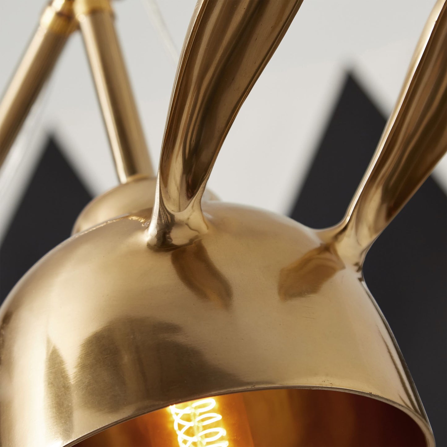 EarCharm - Guld Bordlampe med Kanintema