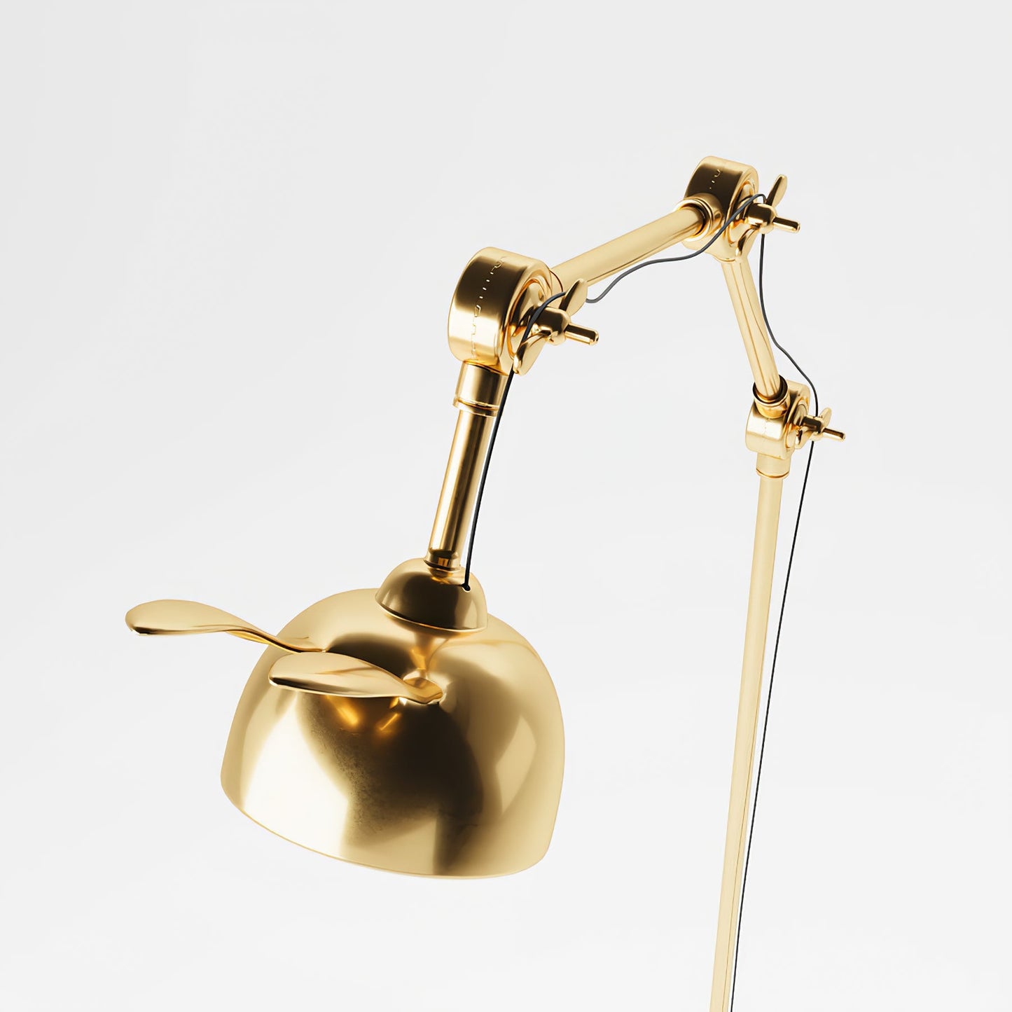 EarCharm - Guld Bordlampe med Kanintema