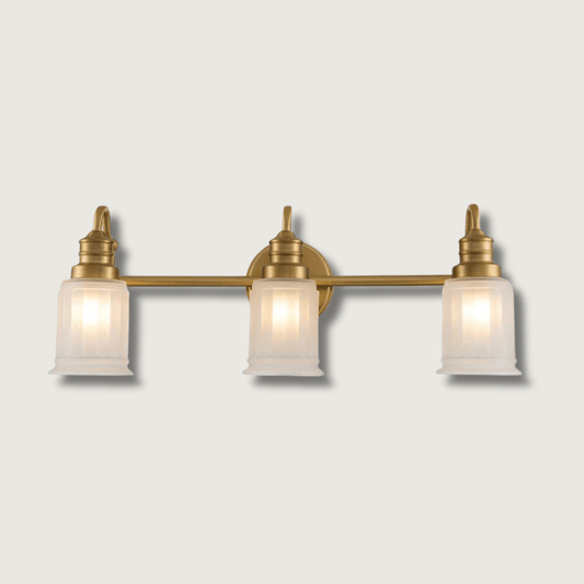 BrassShine - Wall Lamp with 3 Light Sources