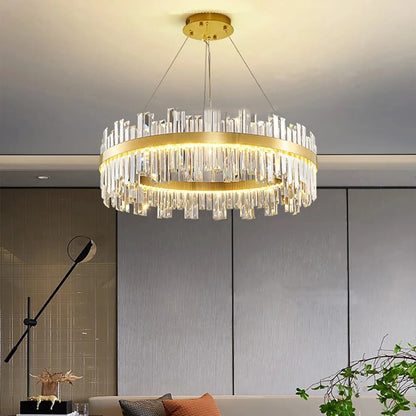 VetroGlow - Moderne glas trommelysependel