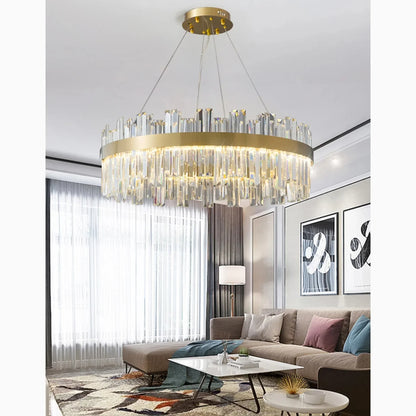 VetroGlow - Moderne glas trommelysependel