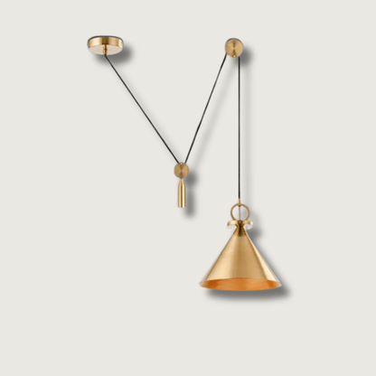 BalanceGlow - Minimalistische Kupfer-Pendelleuchte