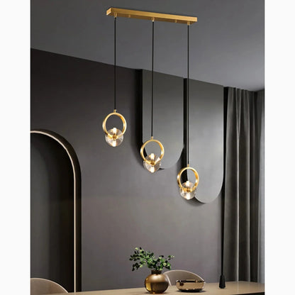 AurumShine - Elegant Gold Chandelier