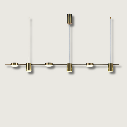 SleekLine - Stylish LED Linear Pendant Light with Adjustable Cable