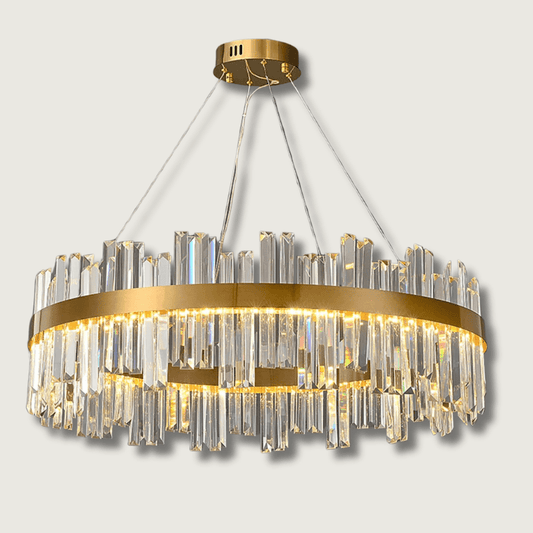 VetroGlow - Moderne glas trommelysependel