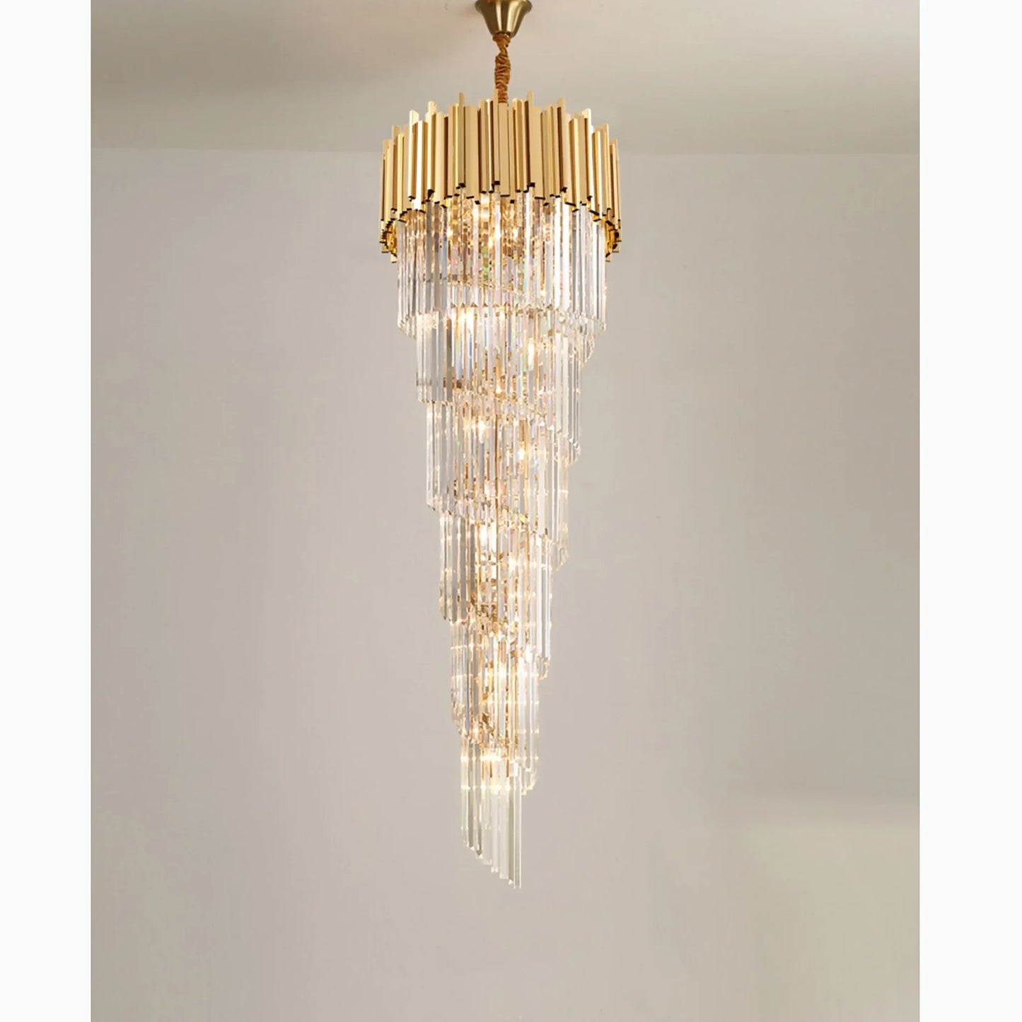 EmpireGold - Monumental Crystal Chandelier in Gold