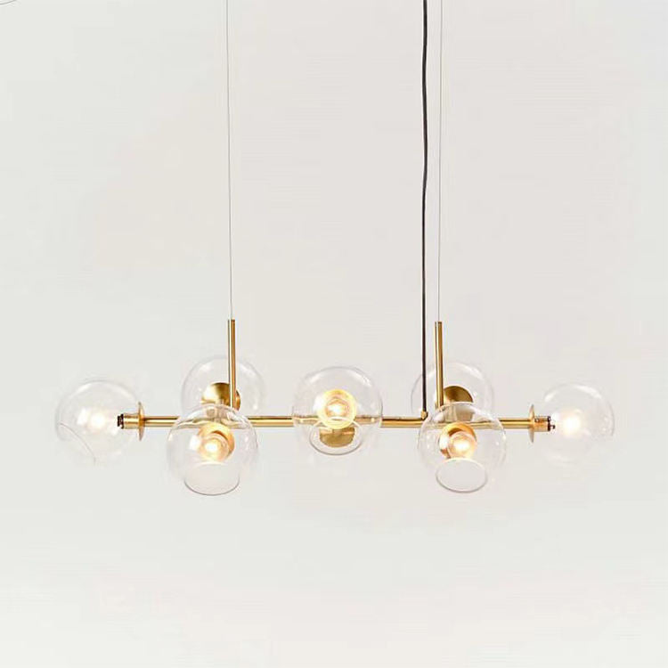NordicGlow - Glas Kugle Lysekrone
