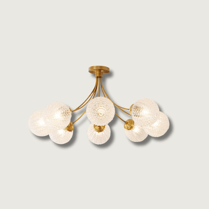 GlassLuxe - Taklampe med retro glassform og intim belysning