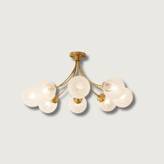 GlassLuxe - Taklampe med retro glassform og intim belysning