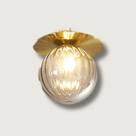 ElegantGlans - Deckenleuchte in Rauchgold