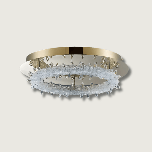 LuxeGlimmer - Modern Crystal Ceiling Light