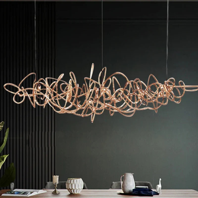 AuroraGlow - Gold Design Lamp