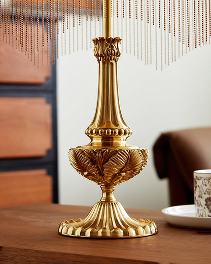 TasselLight - Table Lamp with Soft Tassels and Fine Beads