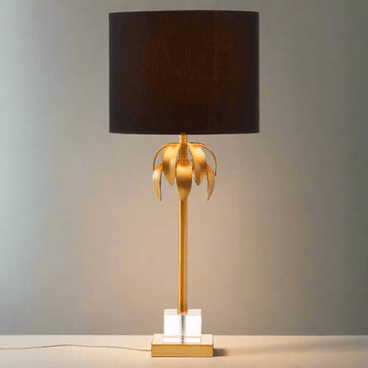 Metaluxe - Lampe de table en or