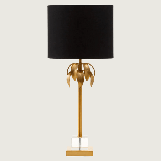 Metaluxe - Lampe de table en or