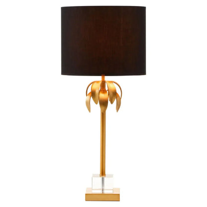 Metaluxe - Lampe de table en or