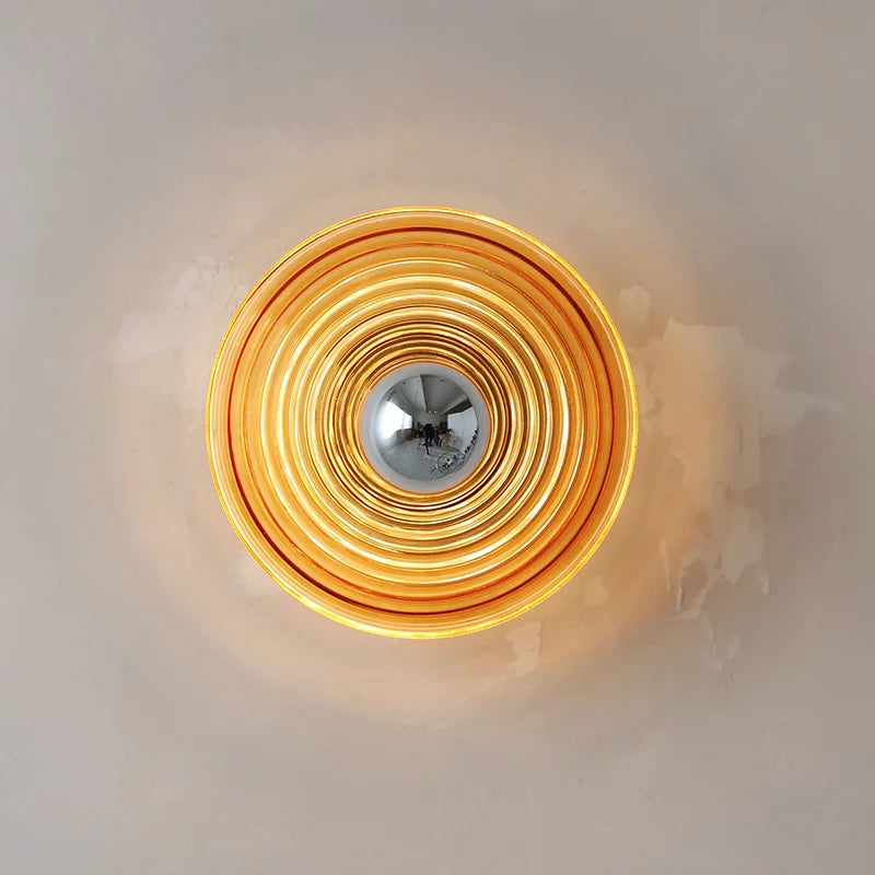 OldStyle - Vintage Glas Wandlampe