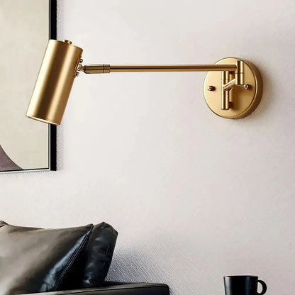 ScandiGlow | Lampe murale minimaliste avec bras flexible