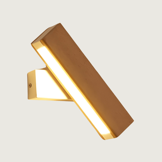 GlowFlex | Elegant Træ Væglampe