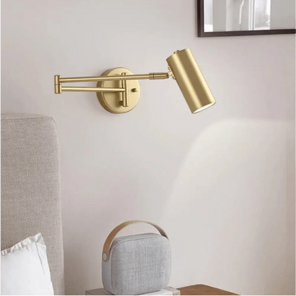 ScandiGlow | Lampe murale minimaliste avec bras flexible