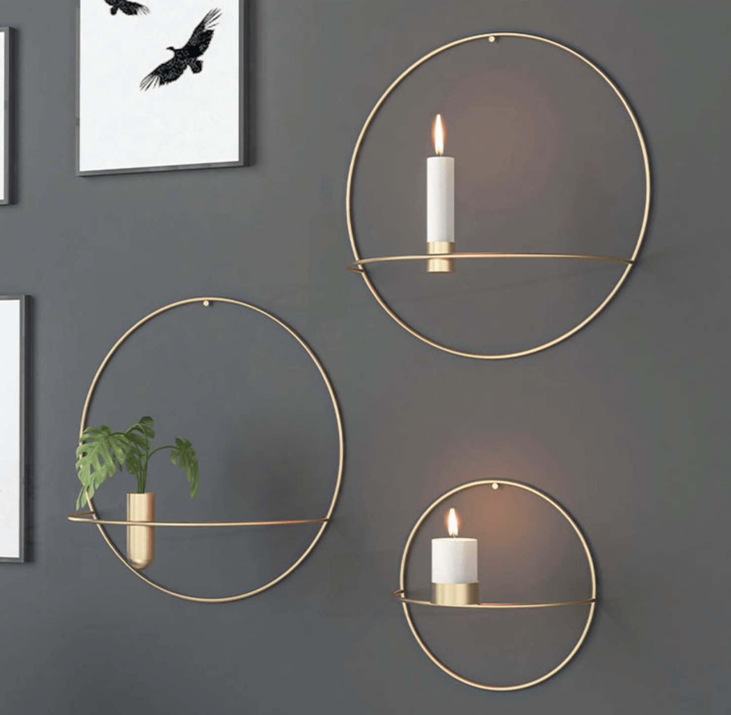 WallRyder - Porte-bougie et vase