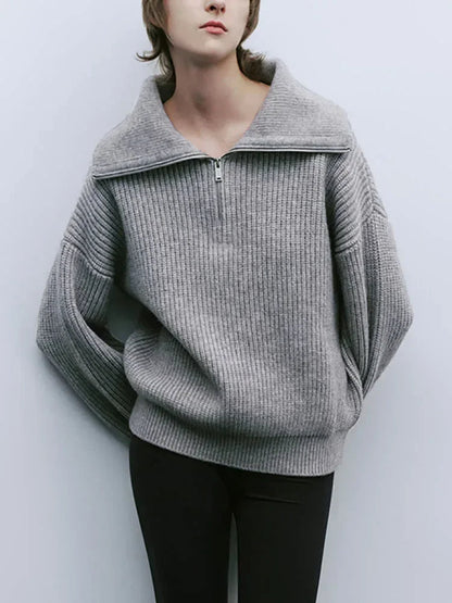 CashmereZip - Elegant Jumper