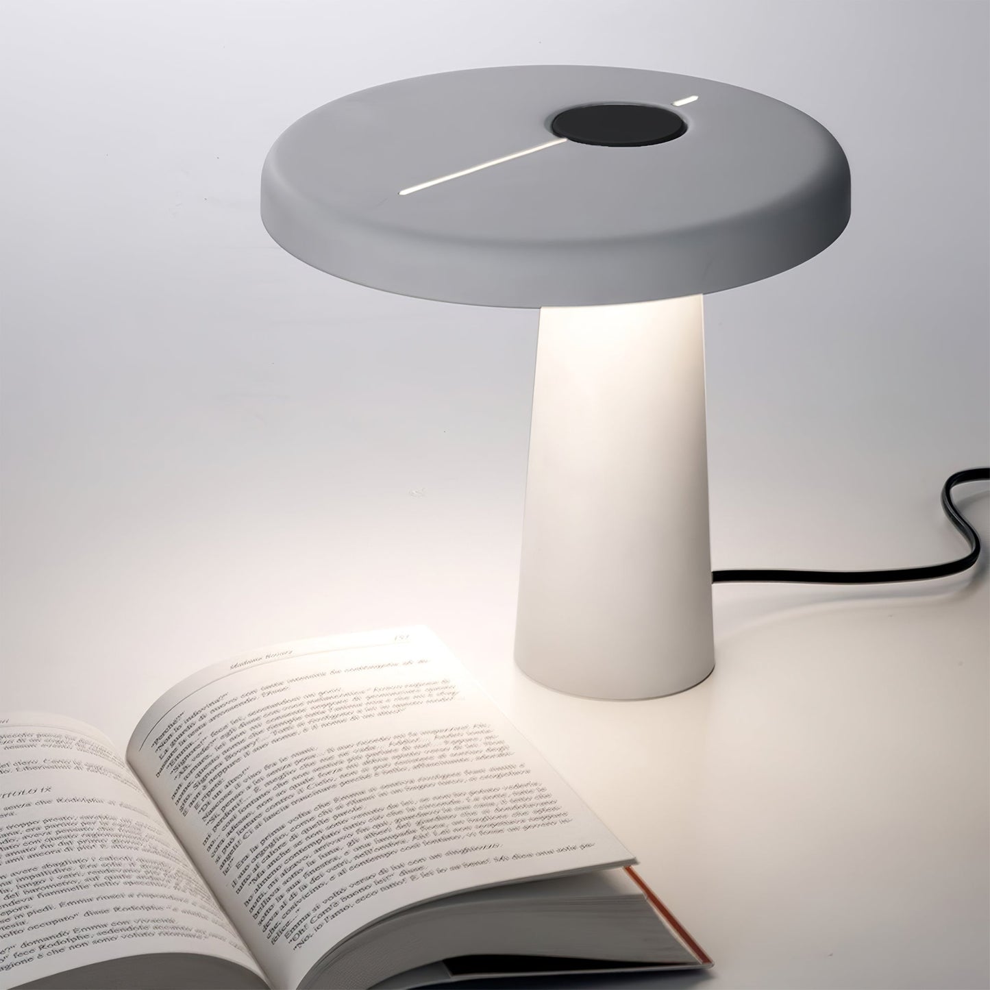 HoopLuxe - Moderne LED-bordlampe med stilfuldt rundt design