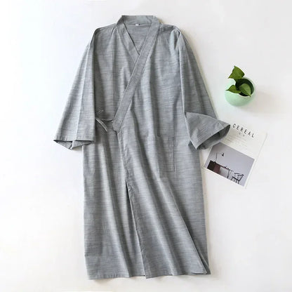RelaxWear - Men's Cotton Nightgown Stylish