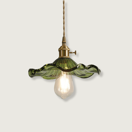 HibiscusGlød | Elegant blomsterbordlampe