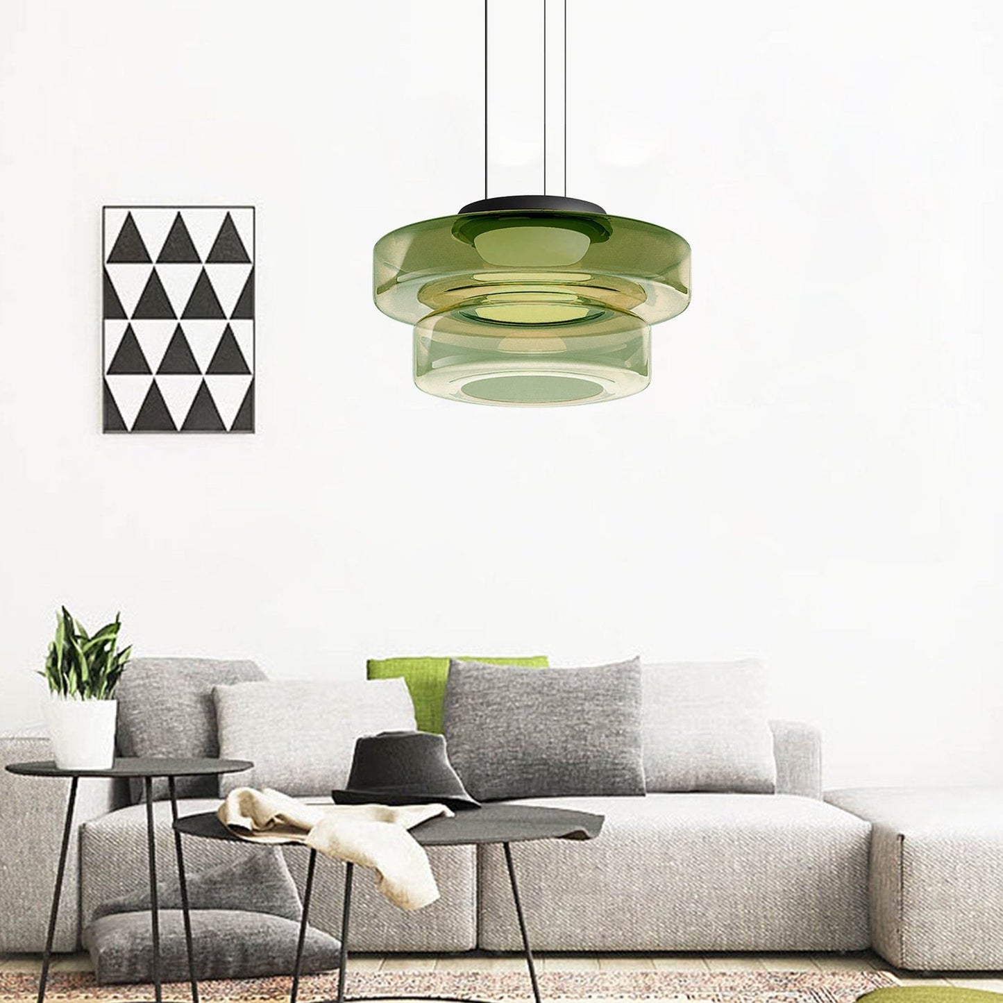 ModernBauhaus | Glass Pendant Light