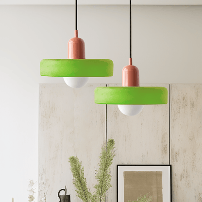 BauhausGlow | Coloured Glass Pendant Light