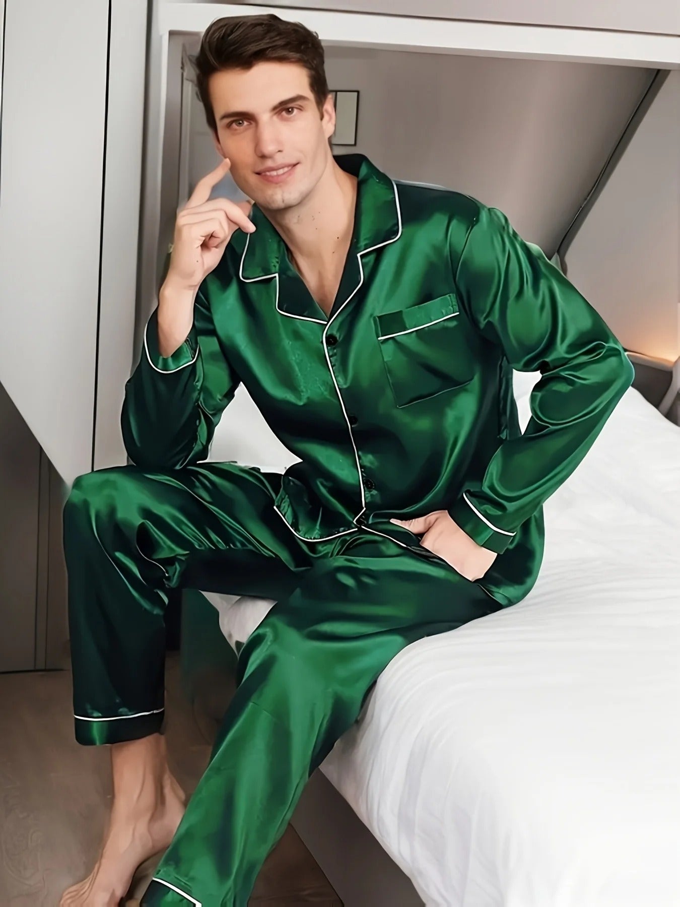 PierreLuxe - Vêtements de nuit élégants pour hommes