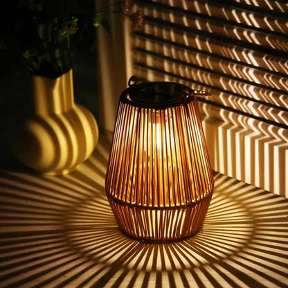 SolWeave | Sustainable Handwoven Outdoor Lamp for Any Resistance